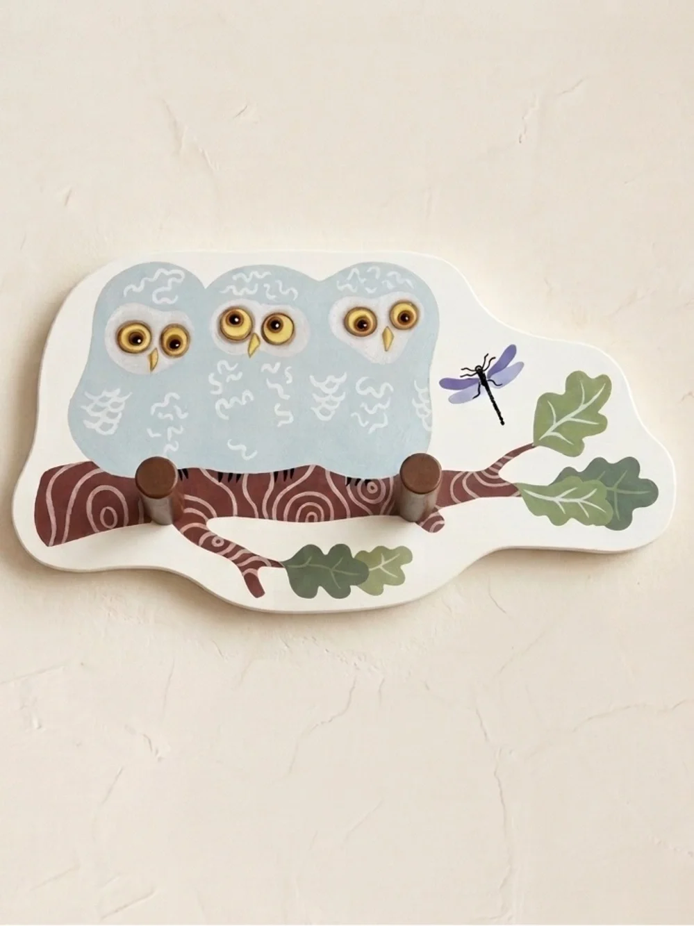 IKEA Vandring Owl Wall Hanger Woodland Kids Room Nursery Decor